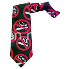 Cravate imprimée en polyester pour hommes publicitaire